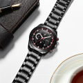 business mens wristwatches stainless steel quartz man watches multifunction waterproof calendar Biden 0084 citizen movement